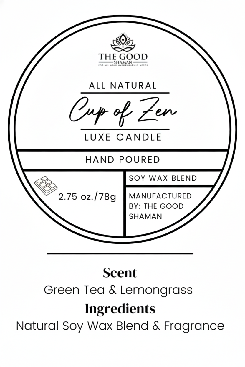 Cup of Zen - Luxe Natural Coconut Wax Candle
