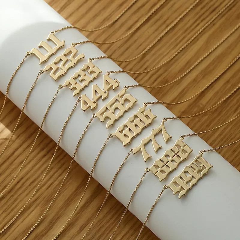 Angel Numbers Necklaces