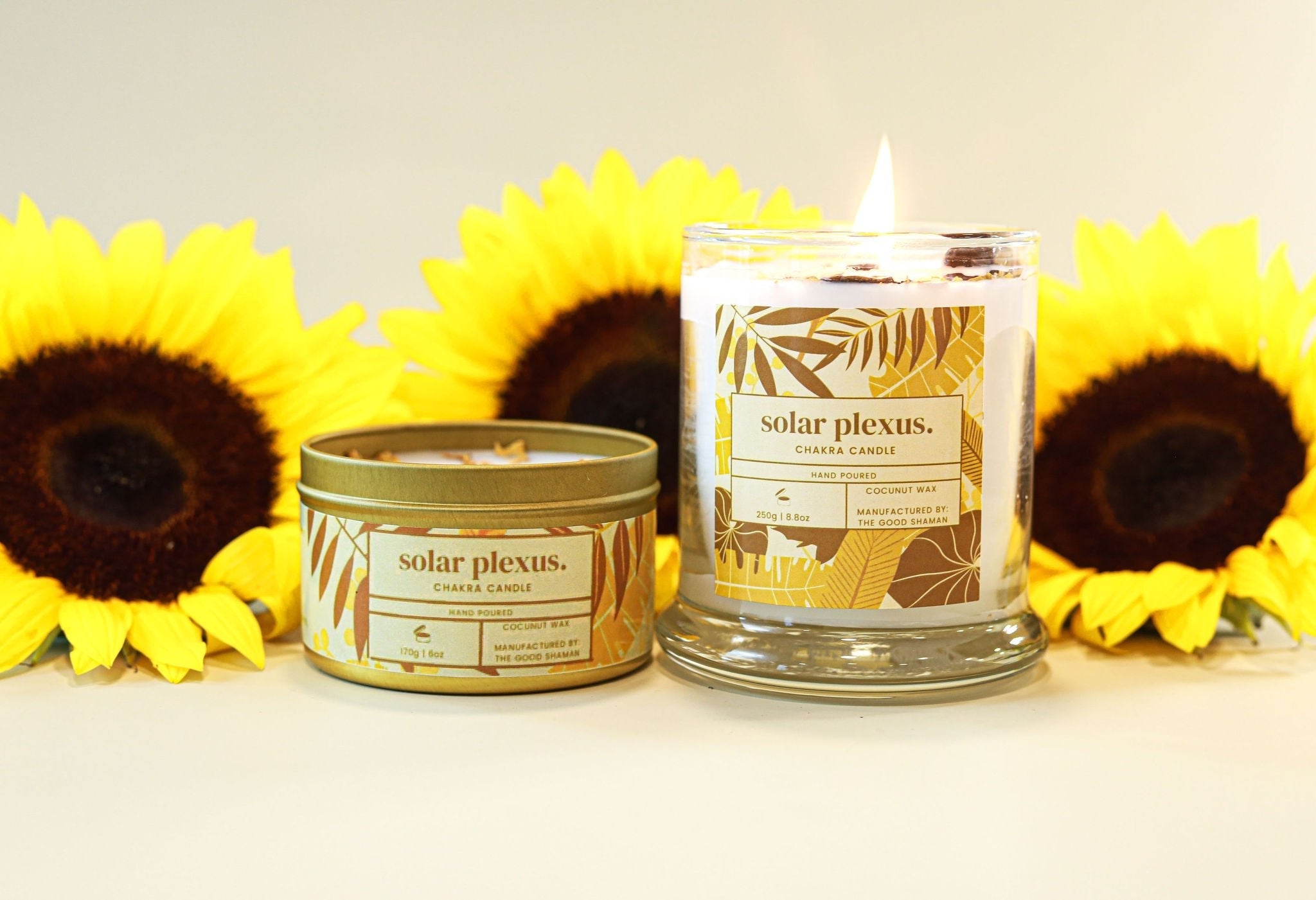Solar Plexus Luxe Natural Coconut Wax Scented Candle
