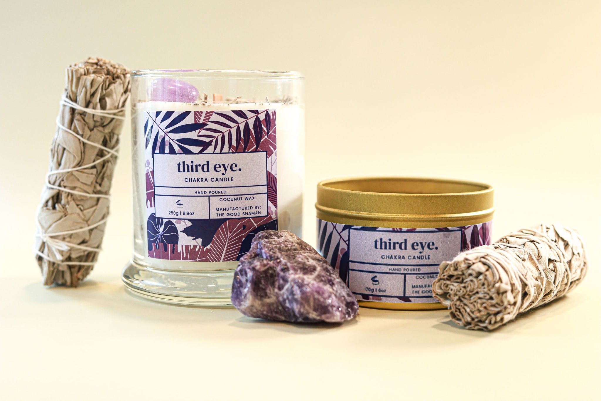 Third Eye Luxe Natural Coconut Wax Chakra Candle