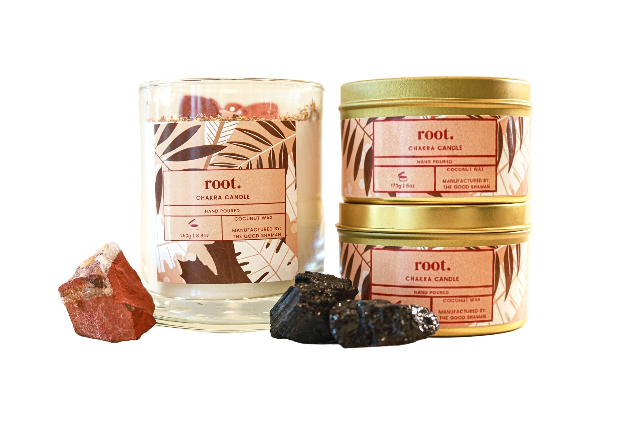 Root Chakra Luxe Natural Coconut Wax Scented Candle