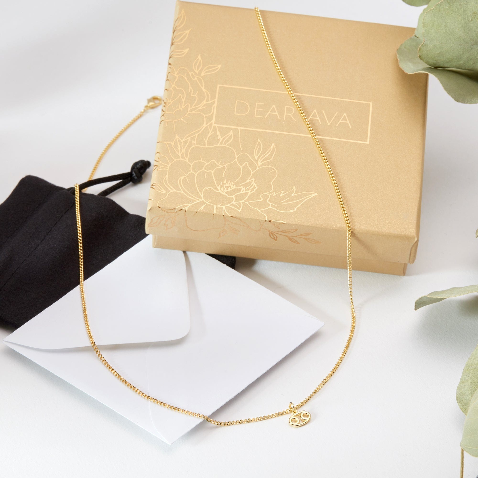 Celestial Cancer Zodiac Necklace