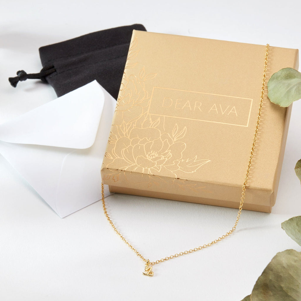 Celestial Capricorn Zodiac Necklace