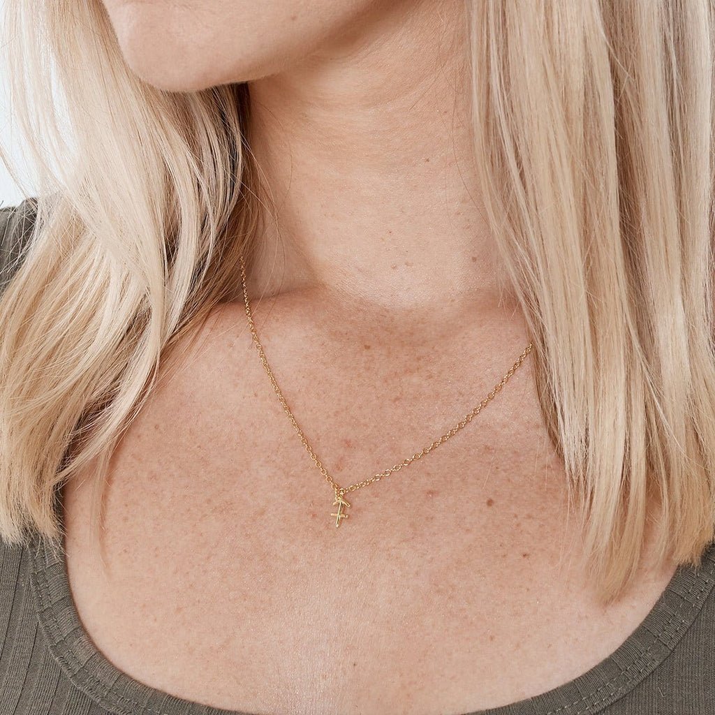 Celestial Sagittarius Zodiac Necklace
