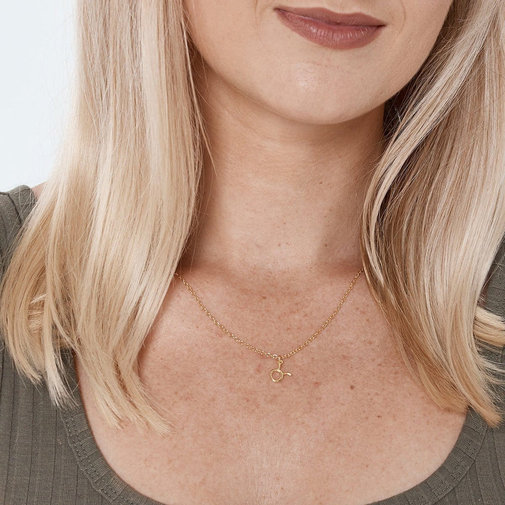 Celestial Taurus Zodiac Necklace