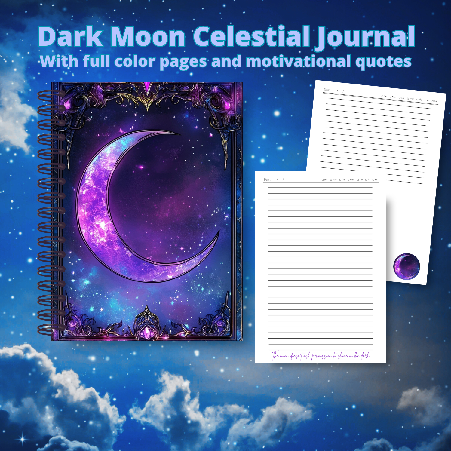 Dark Moon Celestial Journal