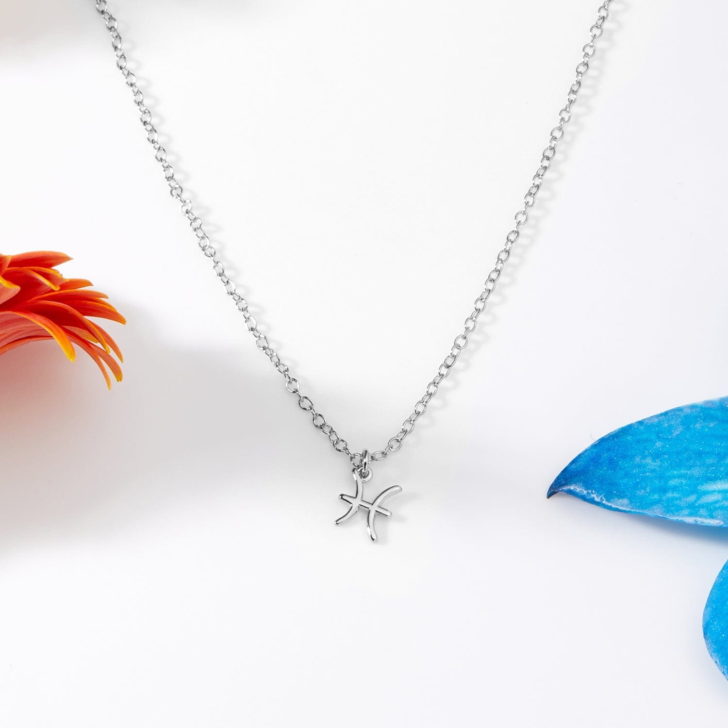 Starry Night Pisces Zodiac Necklace