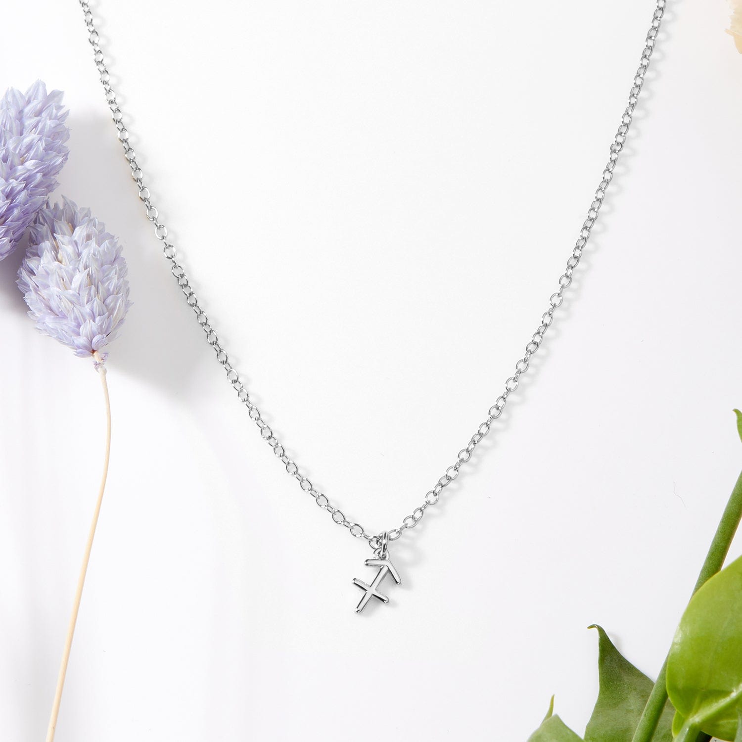 Starry Night Sagittarius Zodiac Necklace