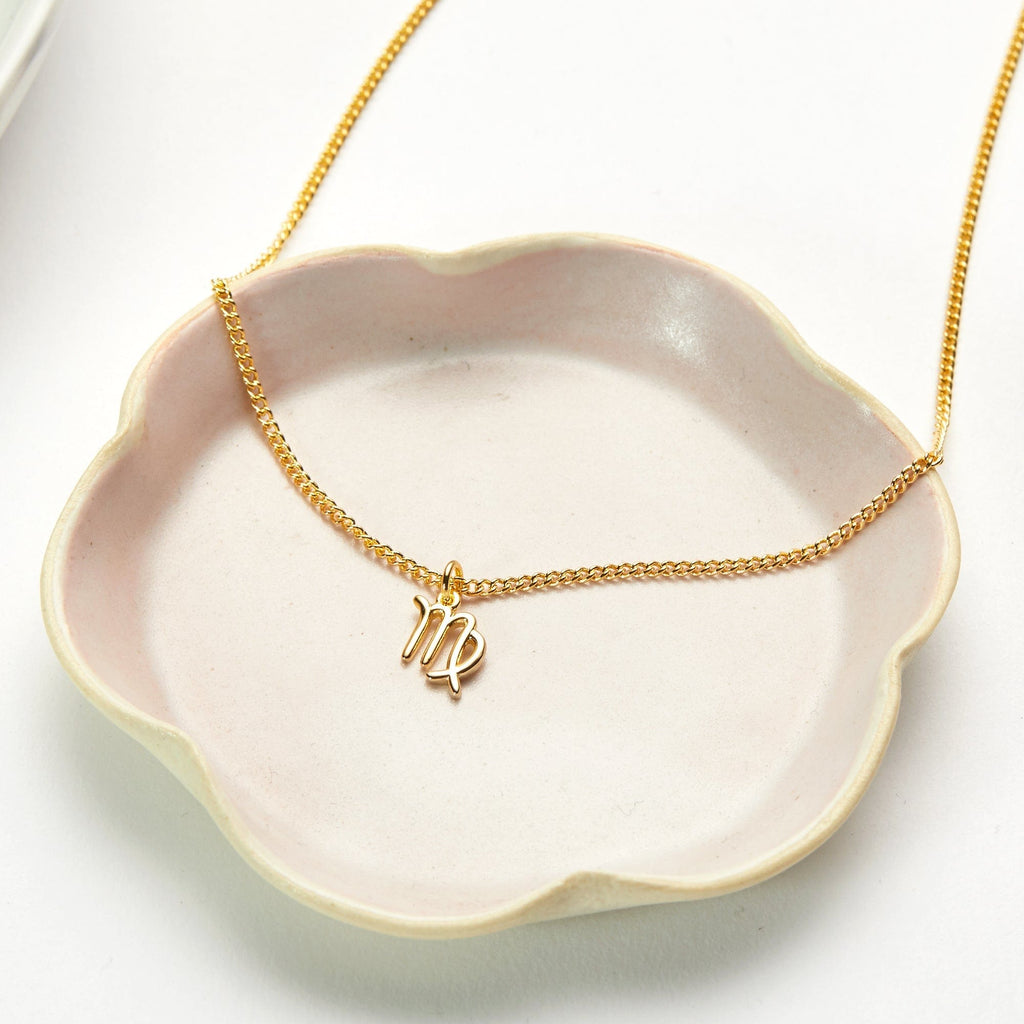 Starry Night Virgo Zodiac Necklace