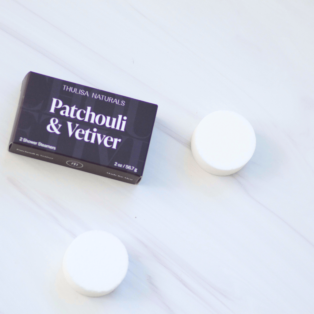 Made for Men Patchouli Vetiver Shower Steamer Duo